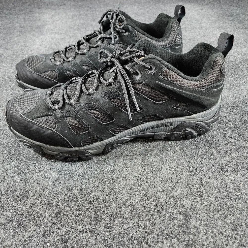 Merrell Moab 2 Ventilator‎ Hiking Shoes Mens 14 Black Night Suede Mesh J39181